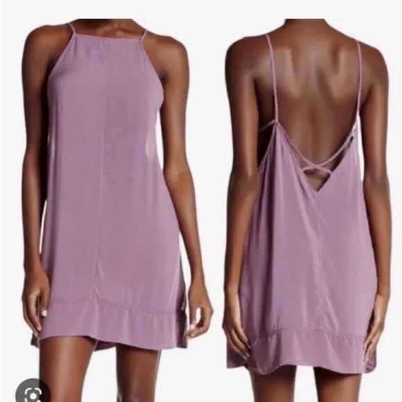 Free People Lavender Backless Dress - Picture 3 of 8